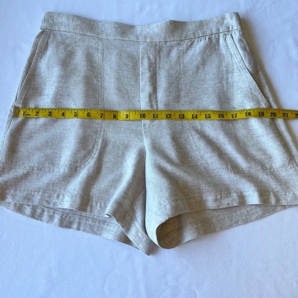 Banana Republic Factory linen blend flat front pull-on shorts - Picture 8 of 14